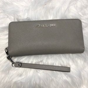 One Day Sale! Michael Kors Gray Continental Wallet
